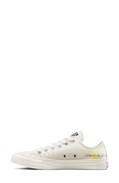 Converse Gender Inclusive Chuck Taylor® All Star® Ox Embroidered Low Top Sneaker In Neutral