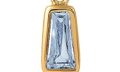 Ettika Blue Crystal Linear Earrings