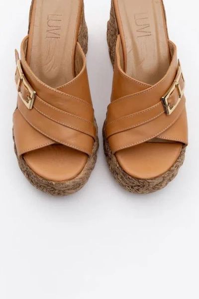 Forever & Always Shoes Palmas Leather Platform Sandal