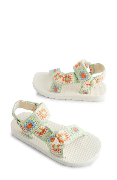 Next Kids' Crochet Trekker Sandal In Multi