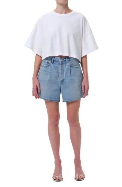 Agolde Stella High-rise Organic-denim Shorts