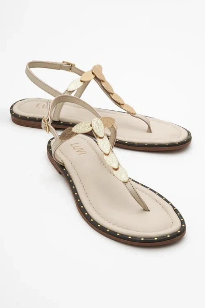 Forever & Always Shoes Marea Leather Flat Sandal