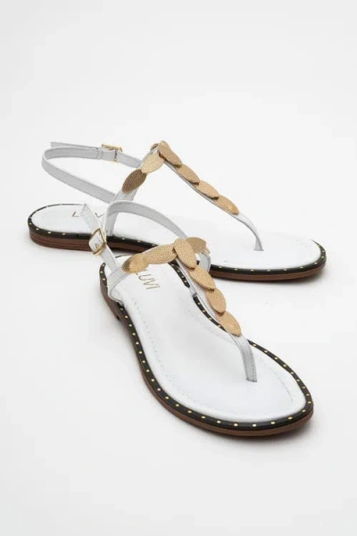 Forever & Always Shoes Marea Leather Flat Sandal