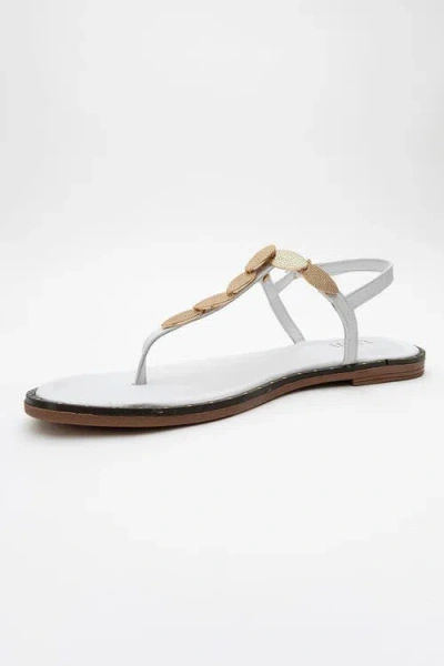 Forever & Always Shoes Marea Leather Flat Sandal