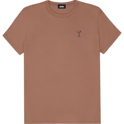 Dalix Womens Espresso Martini Jersey Relaxed Tee