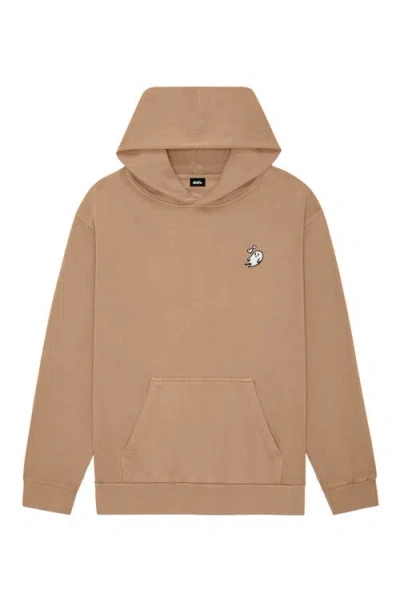 Dalix Womens Heartly Ghost Midweight Fleece Relaxed Hooded Sweatshirt