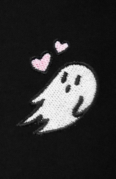 Dalix Womens Heartly Ghost Midweight Fleece Relaxed Hooded Sweatshirt