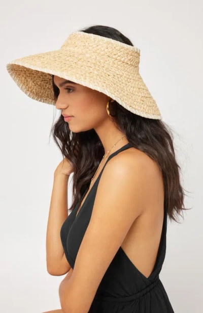 L*space Lspace Del Mar Packable Straw Visor
