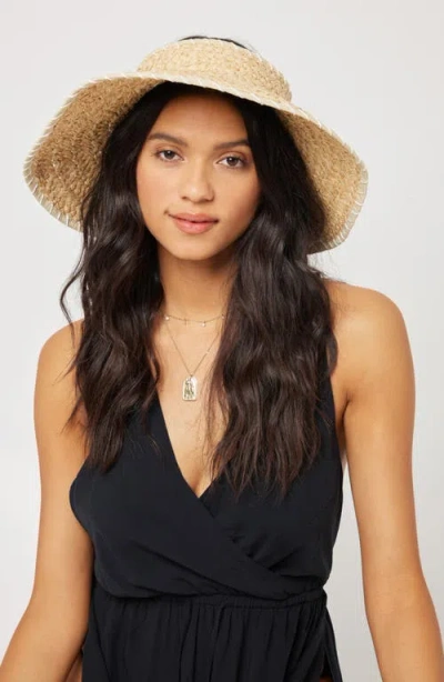 L*space Lspace Del Mar Packable Straw Visor