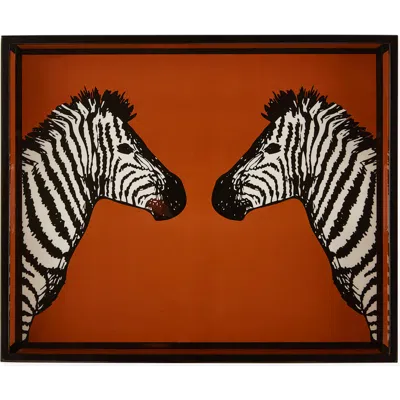 Jonathan Adler Zebra Lacquer Tray