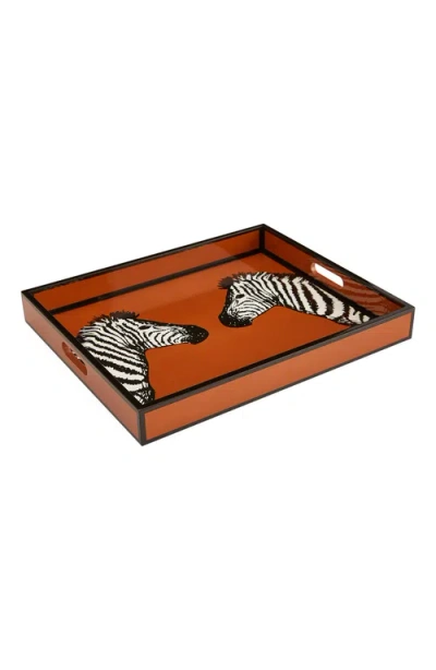 Jonathan Adler Zebra Lacquer Tray