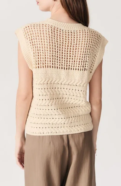 Deluc Paulo Open Stitch Cap Sleeve Sweater