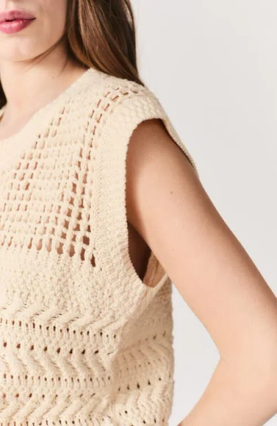 Deluc Paulo Open Stitch Cap Sleeve Sweater