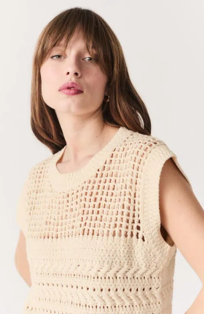Deluc Paulo Open Stitch Cap Sleeve Sweater