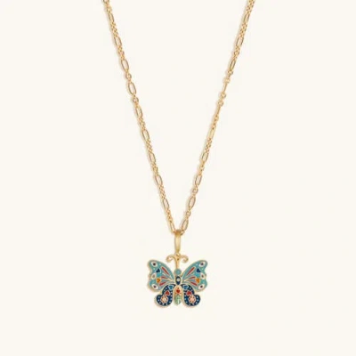 Karma And Luck Vibrant Awakening Butterfly Charm Necklace