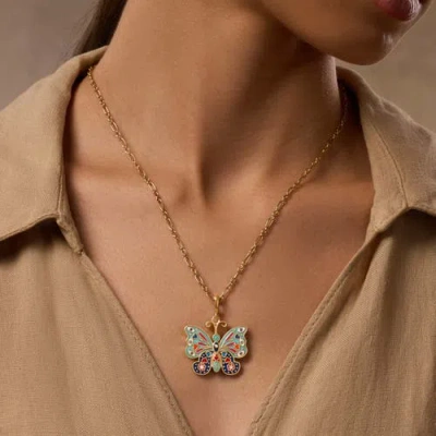Karma And Luck Vibrant Awakening Butterfly Charm Necklace