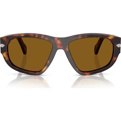 Persol Oversize-frame Sunglasses In Brown