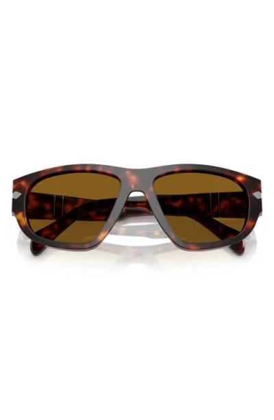Persol Oversize-frame Sunglasses In Brown