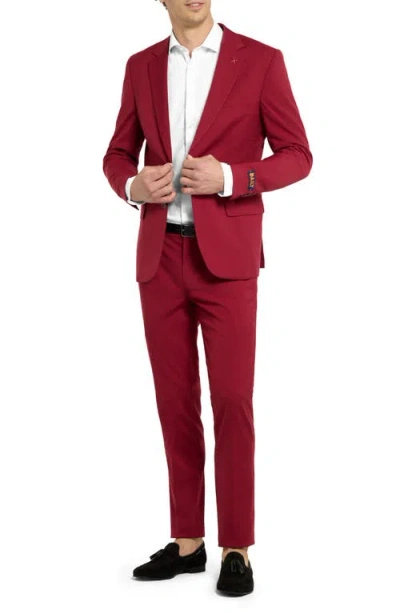 Opposuits Daily Slim Fit Bright Burgundy Suit