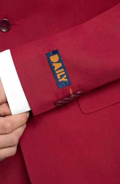 Opposuits Daily Slim Fit Bright Burgundy Suit