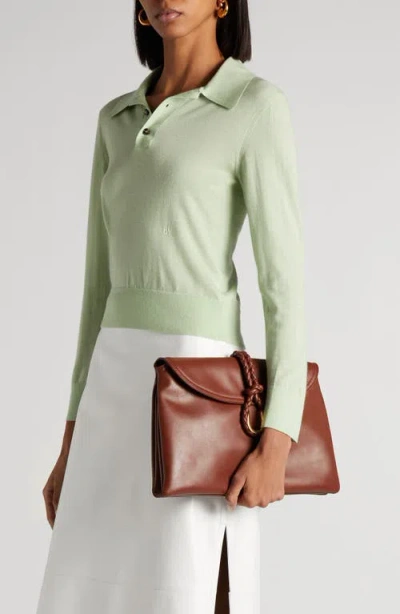 Bottega Veneta Medium Liberta Leather Shoulder Bag