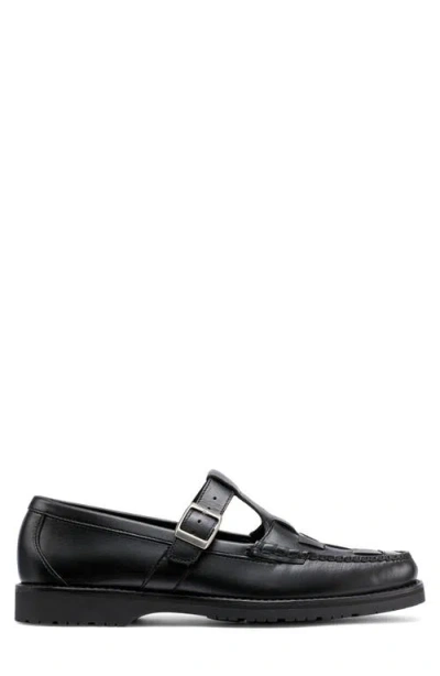 G.h.bass Fisherman Mini Lug Smooth Leather Weejun In Black