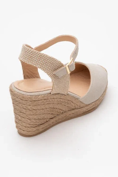 Forever & Always Shoes Sinta Suede Leather Platform Espadrille