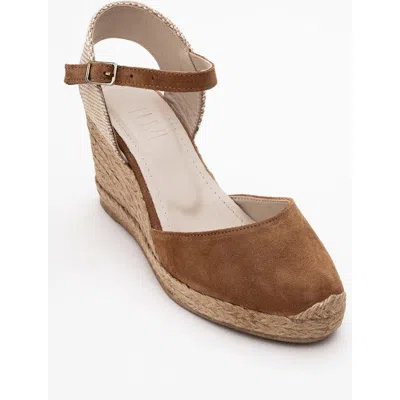 Forever & Always Shoes Sinta Suede Leather Platform Espadrille