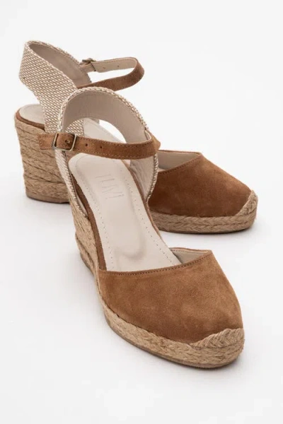 Forever & Always Shoes Sinta Suede Leather Platform Espadrille