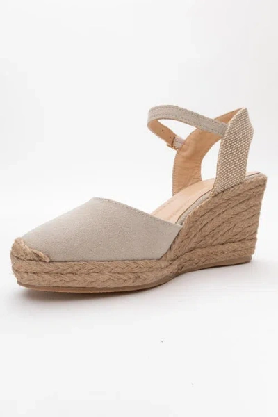 Forever & Always Shoes Sinta Suede Leather Platform Espadrille