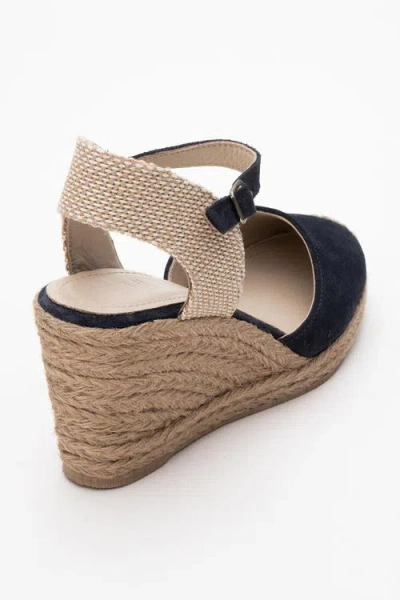 Forever & Always Shoes Sinta Suede Leather Platform Espadrille
