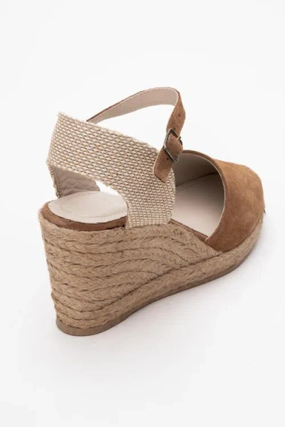 Forever & Always Shoes Sinta Suede Leather Platform Espadrille