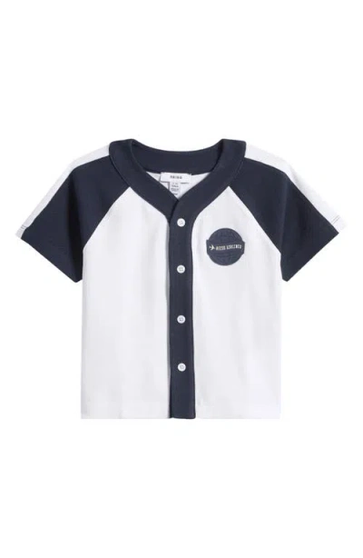 Reiss Kids' Nori Jr. Cotton Button-up Shirt