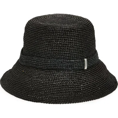 Rag & Bone Lela Raffia Rollable Bucket Hat