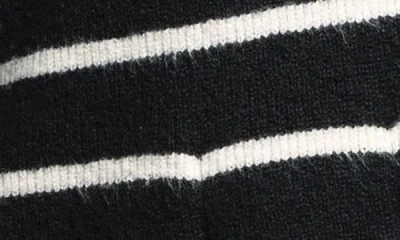 Weekend Los Angeles Coralie Stripe Quarter Zip Sweater