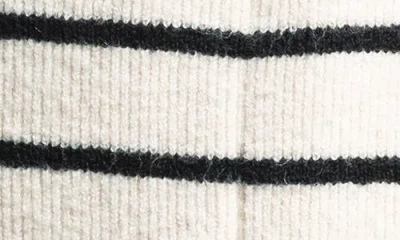 Weekend Los Angeles Coralie Stripe Quarter Zip Sweater