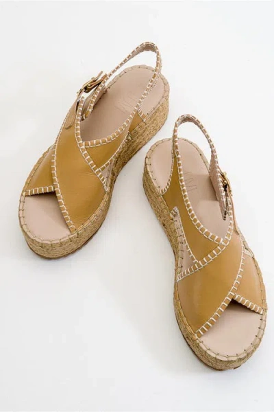 Forever & Always Shoes Bellezza Leather Platform Sandal