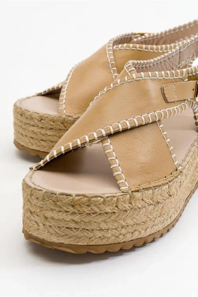 Forever & Always Shoes Bellezza Leather Platform Sandal