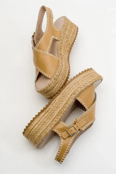 Forever & Always Shoes Bellezza Leather Platform Sandal