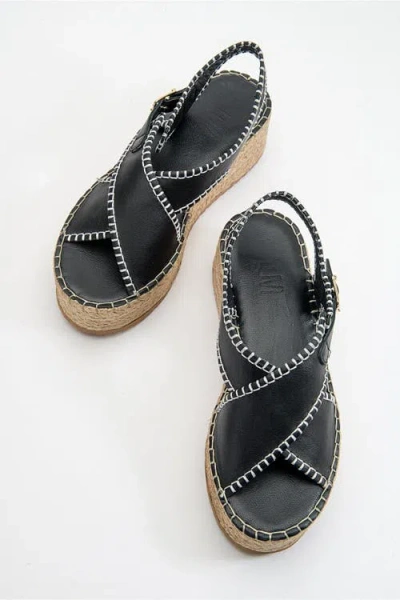 Forever & Always Shoes Bellezza Leather Platform Sandal