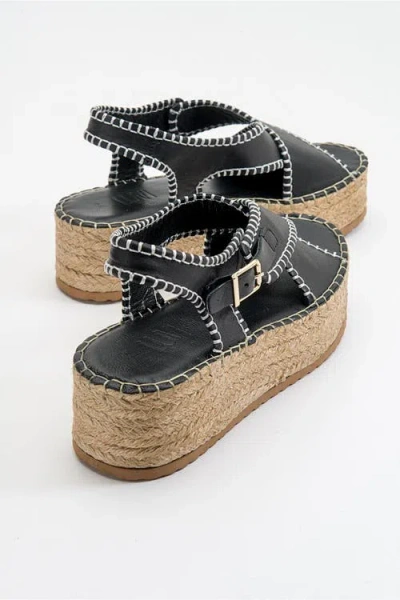 Forever & Always Shoes Bellezza Leather Platform Sandal