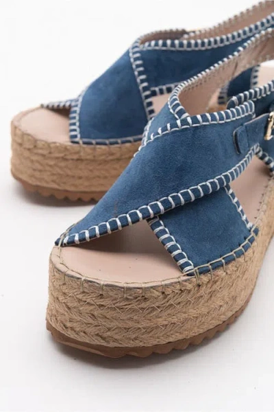 Forever & Always Shoes Bellezza Leather Platform Sandal