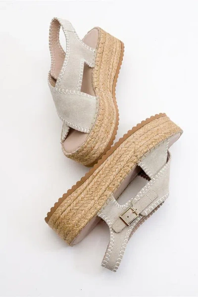 Forever & Always Shoes Bellezza Leather Platform Sandal