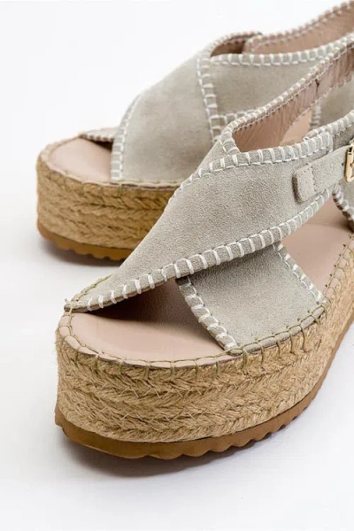 Forever & Always Shoes Bellezza Leather Platform Sandal
