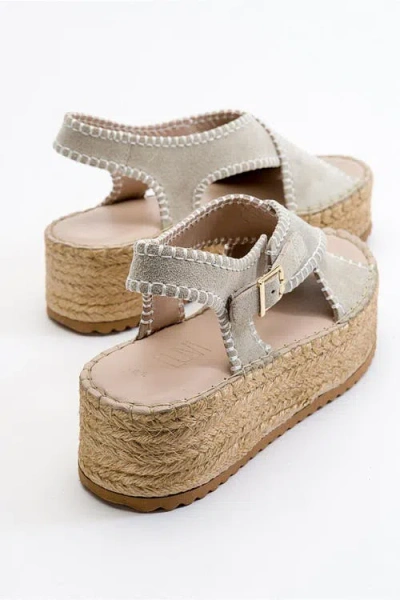 Forever & Always Shoes Bellezza Leather Platform Sandal