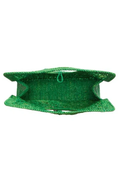 Jacquemus Le Petit Carre Spiaggia Raffia Tote Bag