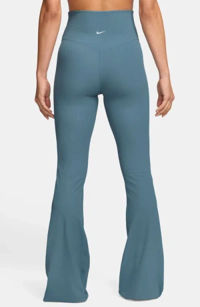 Nike Zenvy Dri-fit Cutout High Waist Flare Rib Leggings
