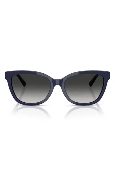 Tiffany & Co . 55mm Gradient Cat Eye Sunglasses