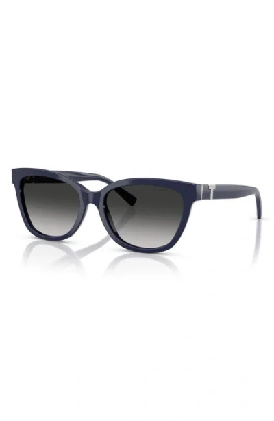 Tiffany & Co . 55mm Gradient Cat Eye Sunglasses