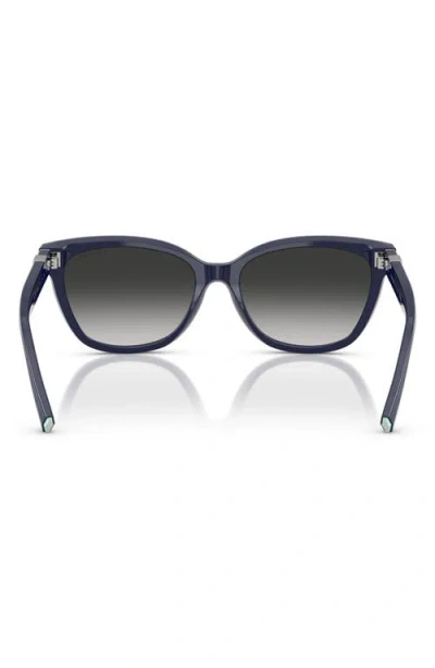 Tiffany & Co . 55mm Gradient Cat Eye Sunglasses